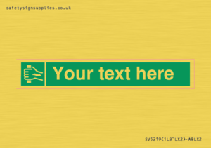 Custom Pull Bar Sign